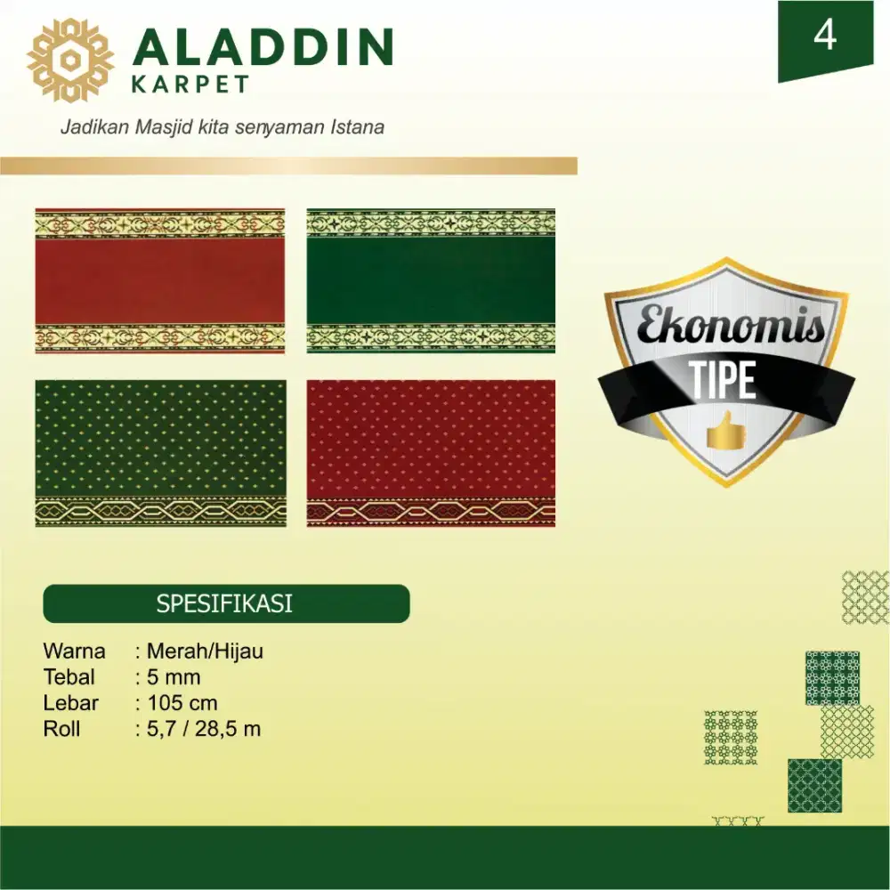 Karpet masjid type ekonomis 1