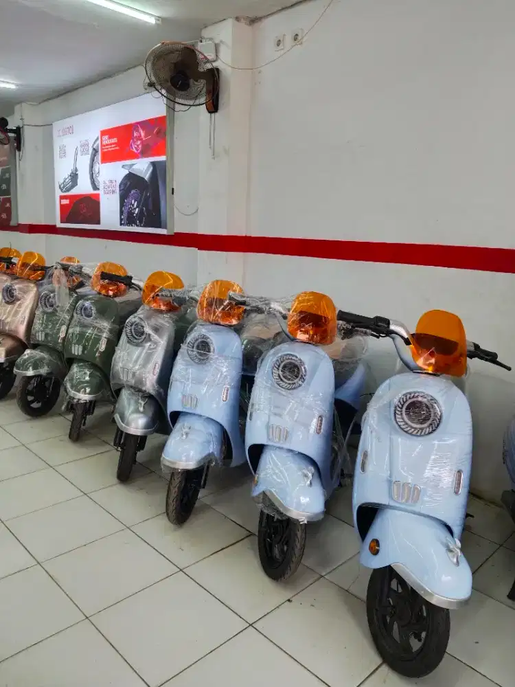 Sepeda listrik batrei lithium garansi resmi