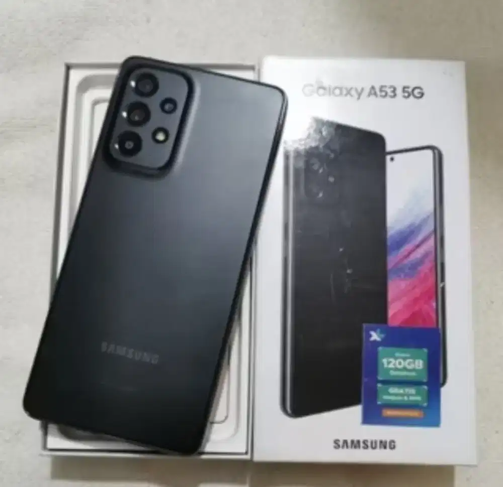 Murah hp samsung A53 5G 8/128 lkp mulus fingger on, bs TT