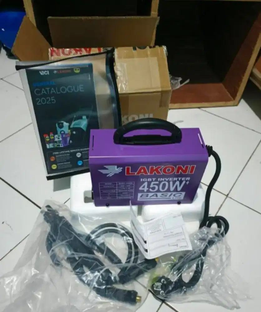 Mesin las lakoni 450 watt 120 amphrere