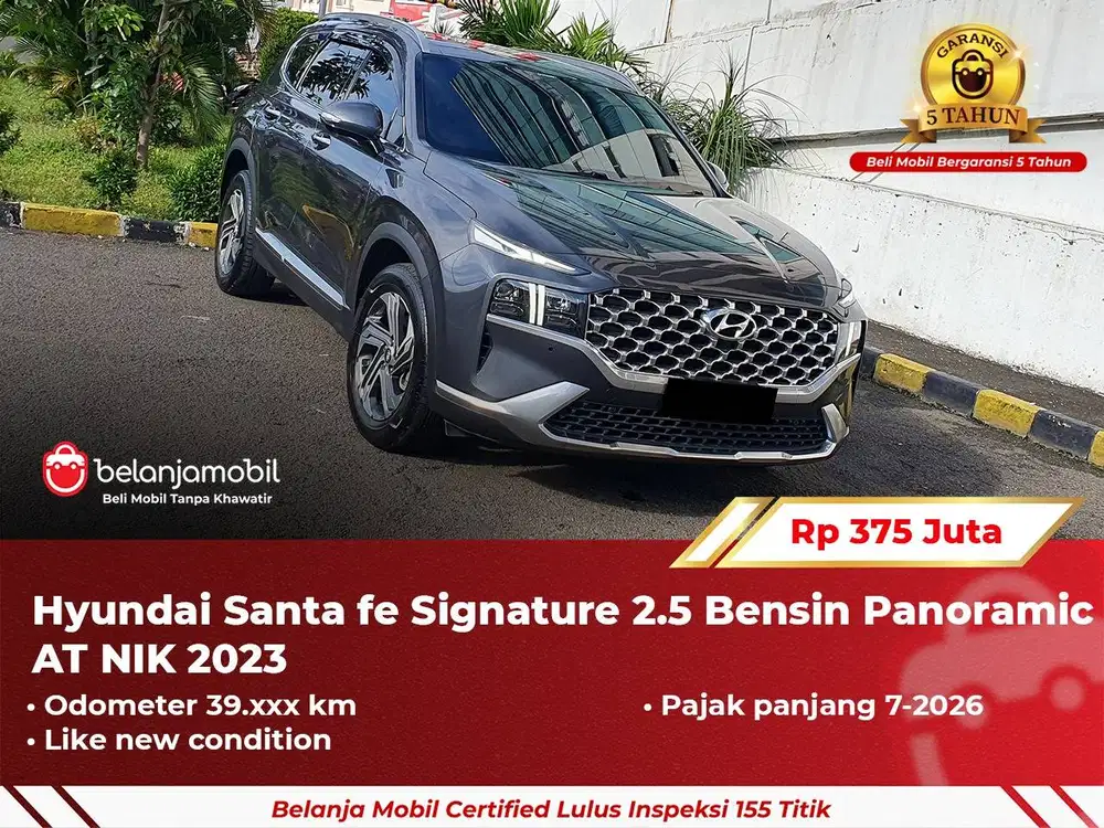 [GARANSI 5TH] Hyundai Santafe Santa fe Signature 2.5 Bensin 2023/2024