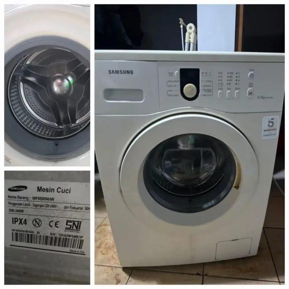 Preloved Mesin Cuci Samsung 6.1kg