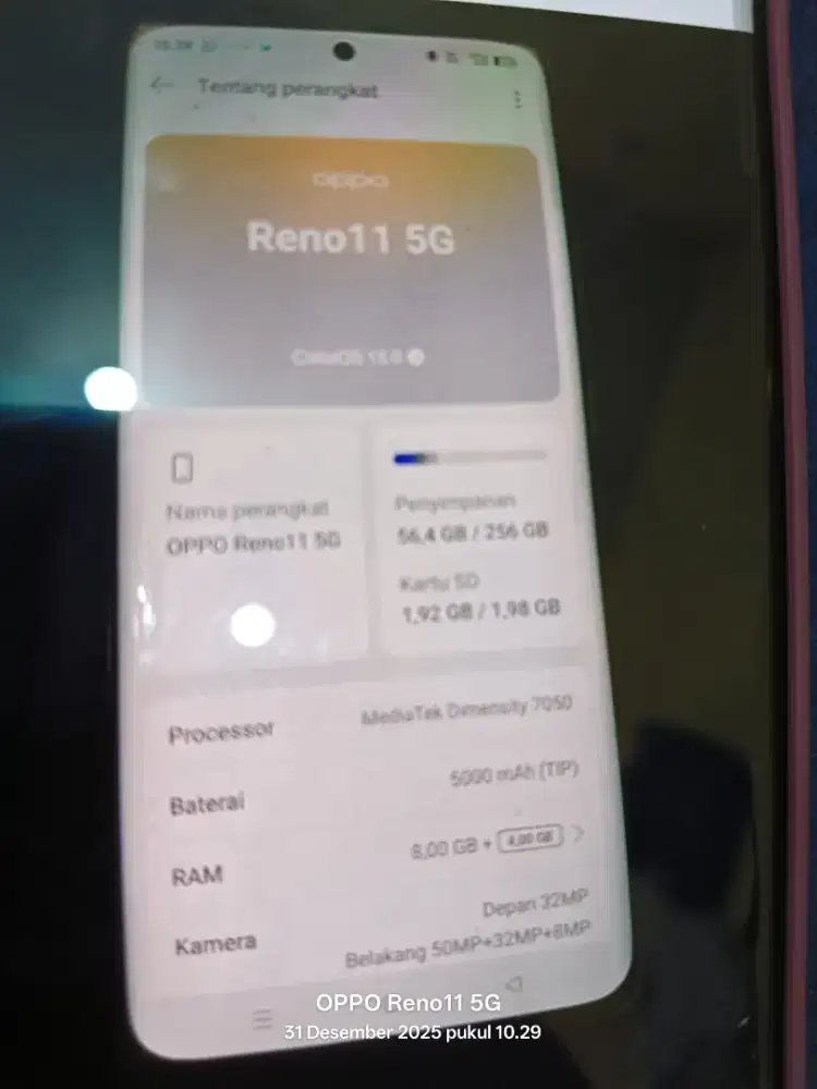 Di jual hp Oppo Reno 11