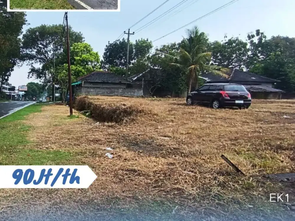 Disewakan Tanah Pekarangan Lokasi Karangpandan Tepi Jln. Solo-Tawangmangu