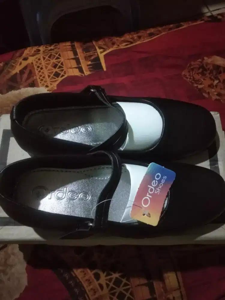 Sepatu pantofel paskibra uk35