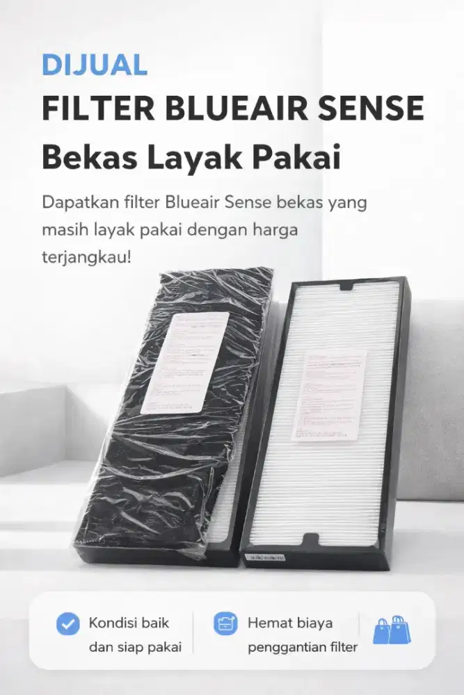 Filter blueair sense bekas