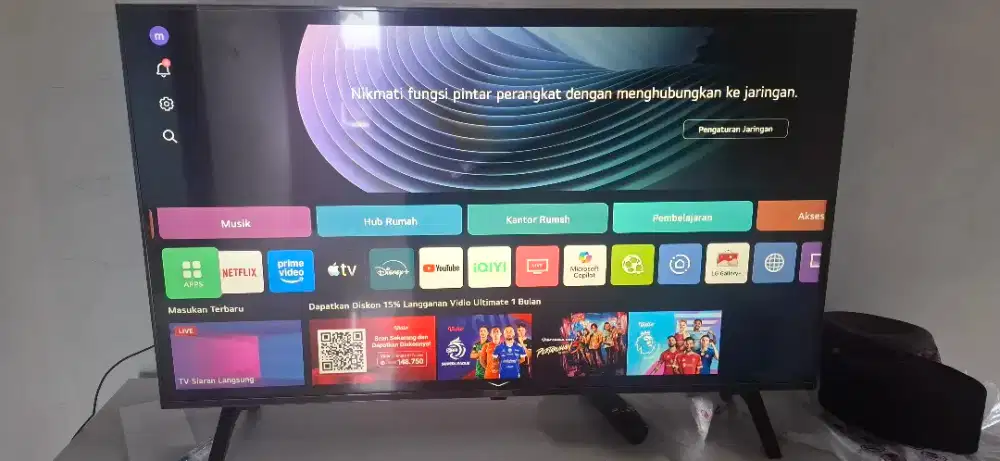 Like New Smart Tv Lg (kaya google tv) 43 inci, UR75 UHD