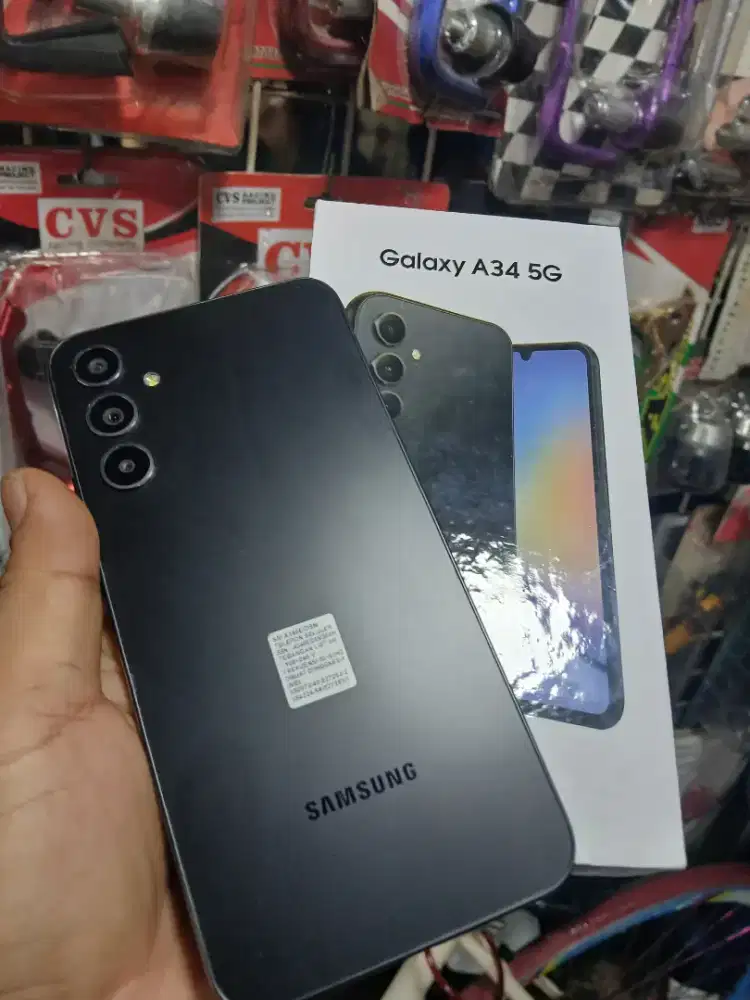 Jual samsung A34 5G ram8/128 fullset