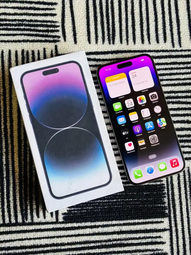 Iphone 14 promax 256 gb Bea cukai mulus fulset nominus