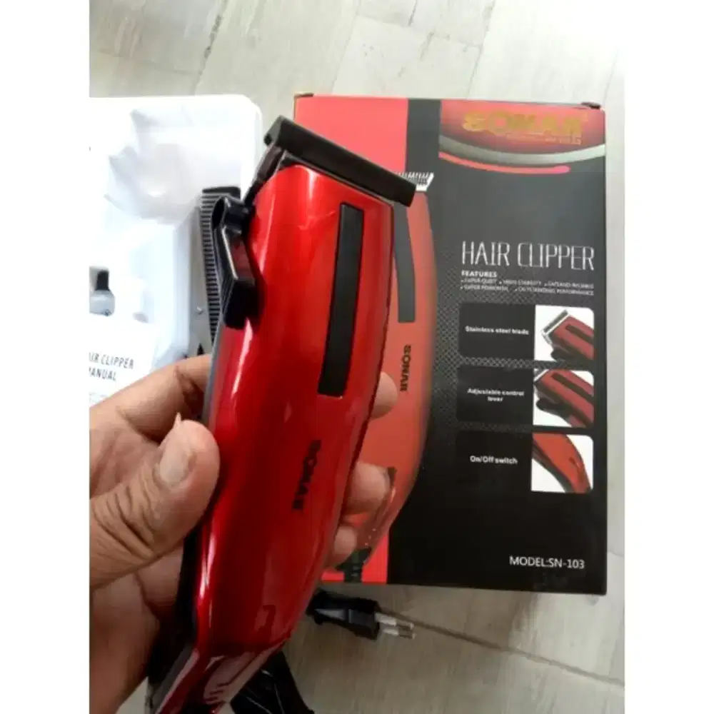 Alat Cukur Rambut Elektrik Hair Clipper Trimmer SN-103