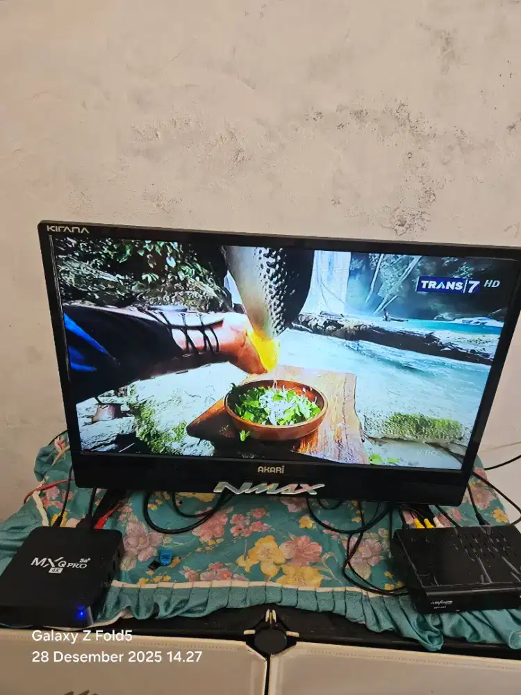 Tv akari,24+stb digital+stb android+antena.spiker politron lngkap mic