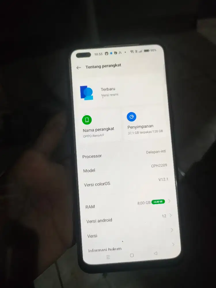 RENO 4F 8/128 JUAL CEPET BUAT TAHUN BARUAN