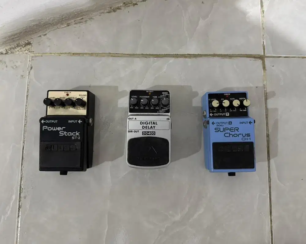 [BUNDLE MURAH] 3 Pedal Efek Gitar Boss & Behringer - Second