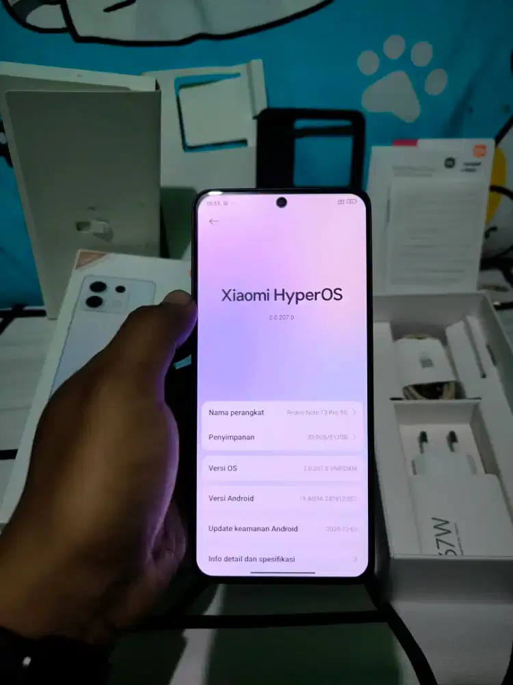 Redmi not 13 pro 5g 12/256 Fullset mulus nominus