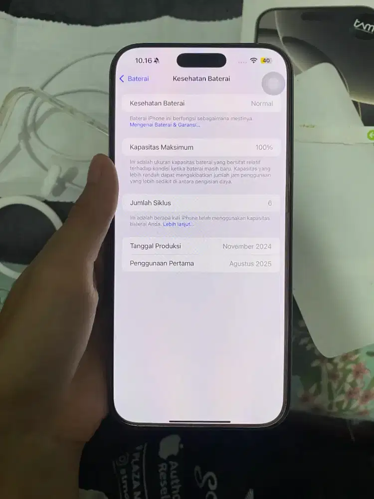 NETT iPhone 16 promax 256gb iBox grnsi 8bln bh 100% siklus 6 mlus lgkp