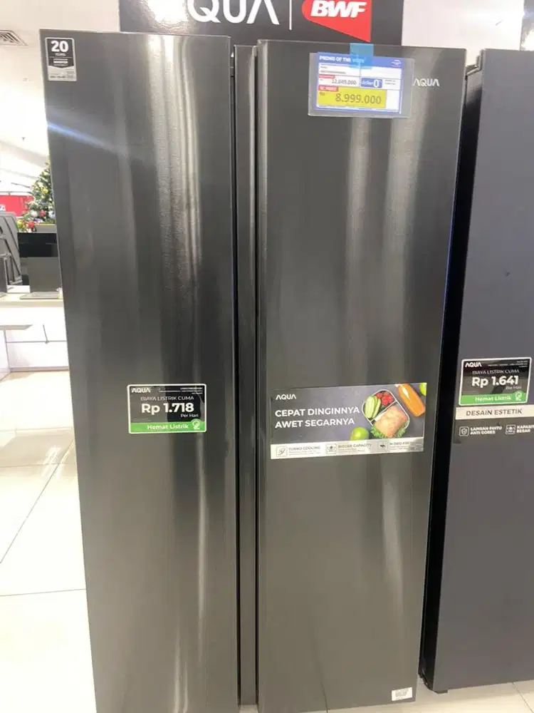 AQUA SBS 2pintu silver