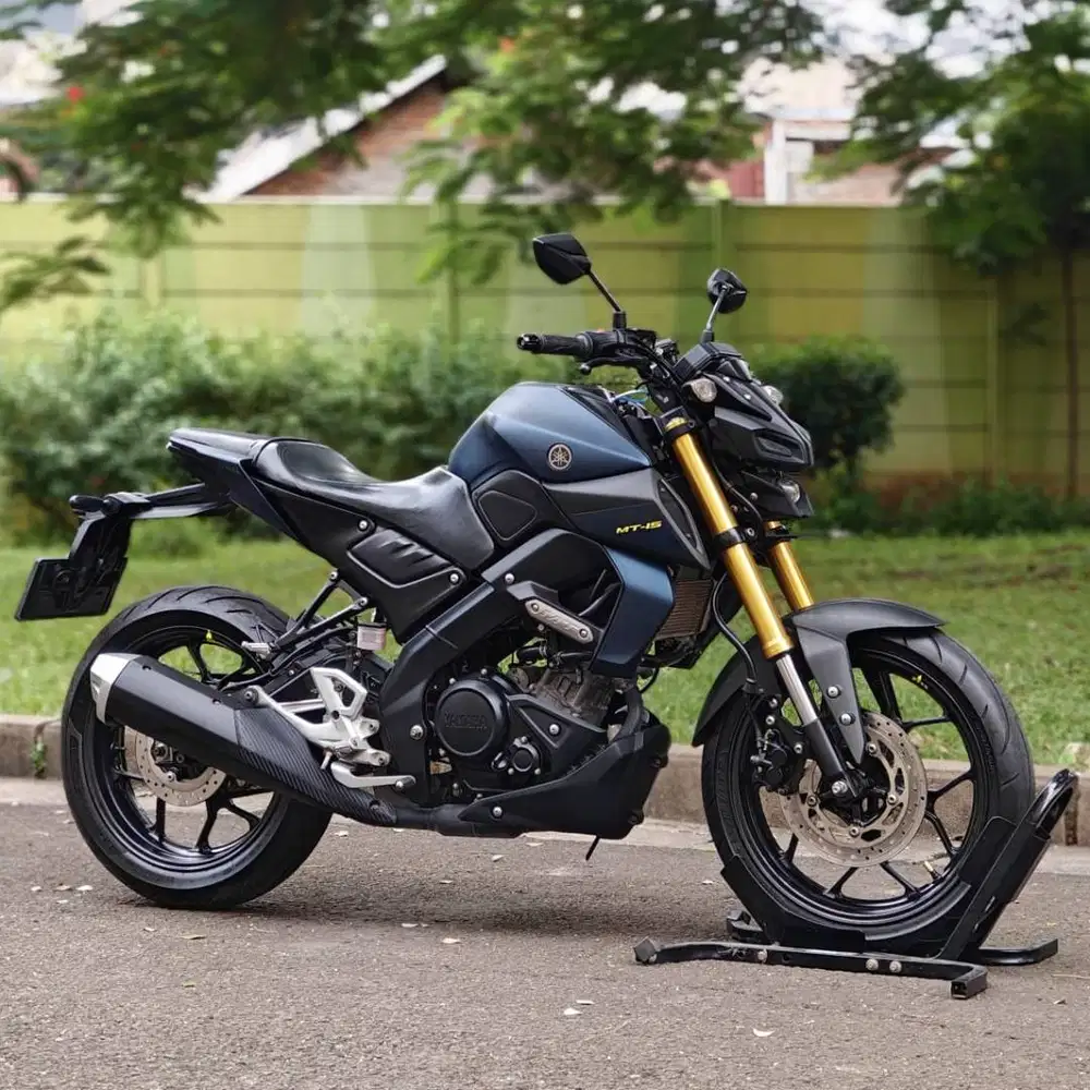 NAKED BIKE IDAMAN! YAMAHA MT15 2019 BIRU PAJAK PANJANG SIAP JALAN