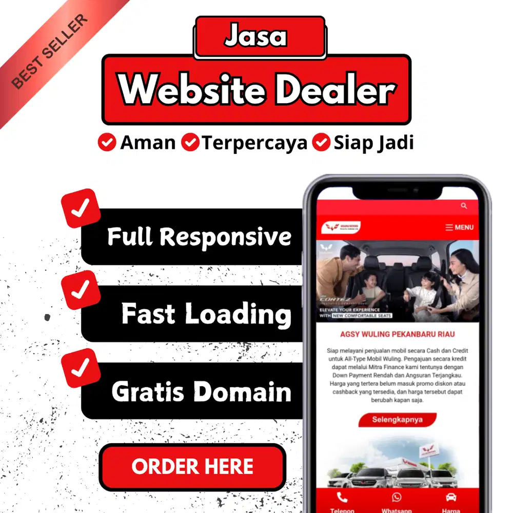 Jasa Bikin Website Dealer Profesional & Siap Digunakan