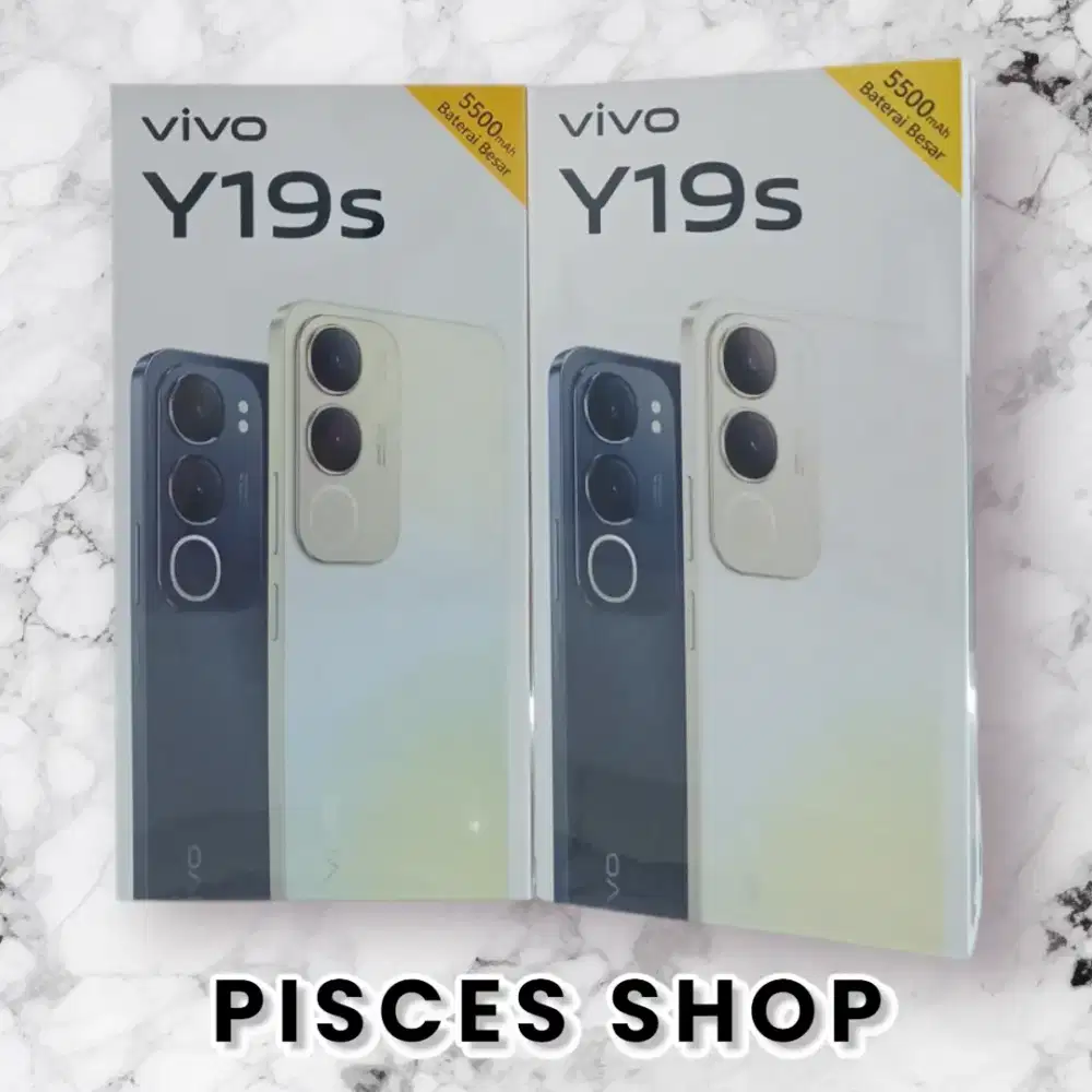 VIVO Y19s RAM 4/64 NEW Segel Garansi Resmi 1 Tahun