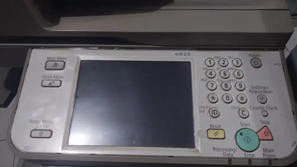 Mesin fotocopy baru beli blm di pake