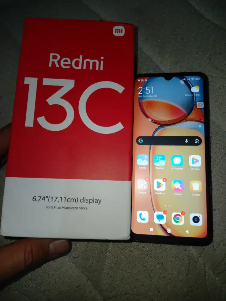 Redmi 13 C Ram 8/256 GB Baru buka segel