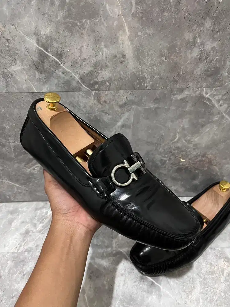 Sepatu Ferragamo Original Loafer formal casual prelovno louis bally lv