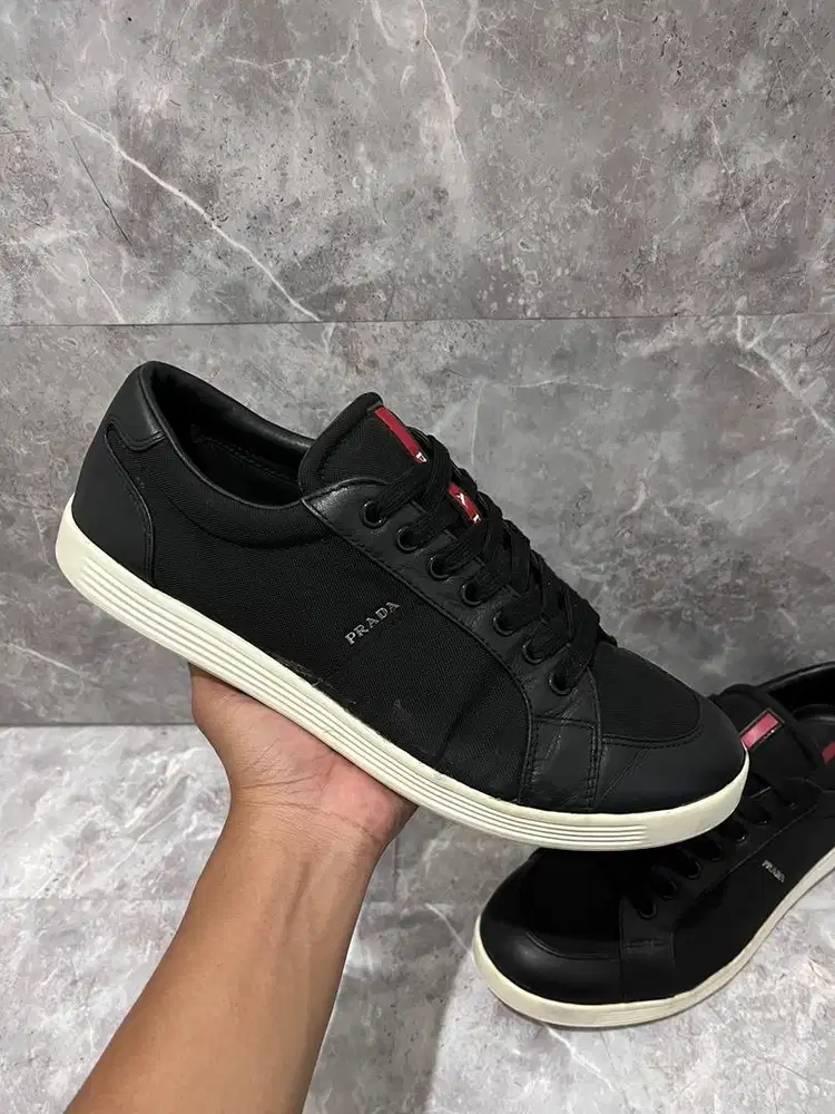 Sepatu Prada Original Sneakers casual prelov not bally louis gucci lv