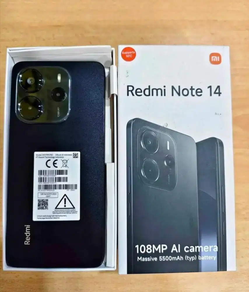Xiaomi Note 14 RAM 8/256GB Lengkap Mulus No Minus