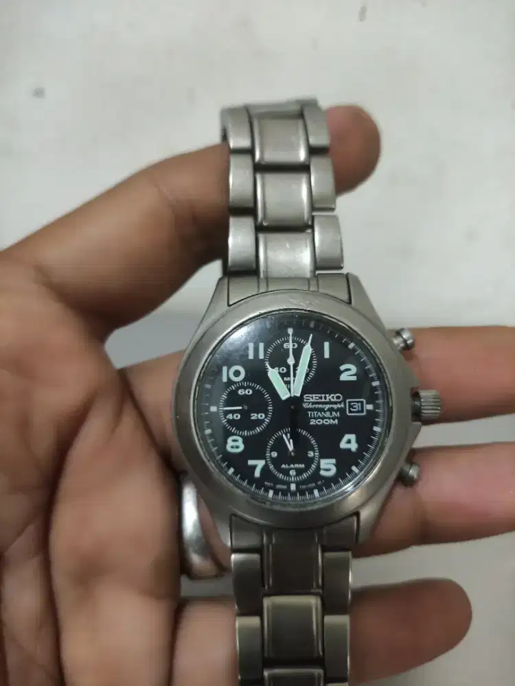 Seiko Titanium Chronograph 200M