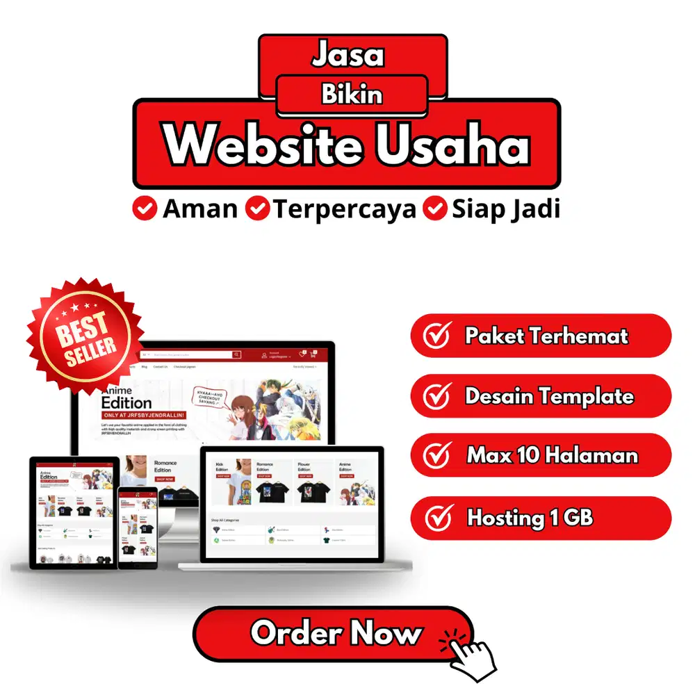 Jasa Bikin Website Usaha Profesional & Custom