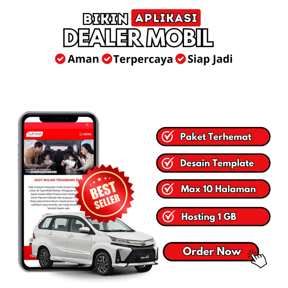 Jasa Pembuatan Website Dealer Mobil Profesional & Siap Jual