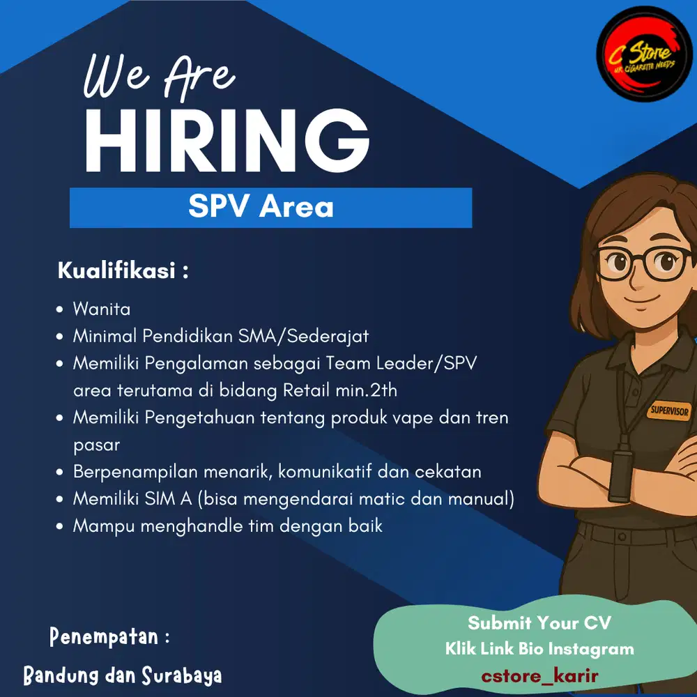 Supervisor Area - Bandung