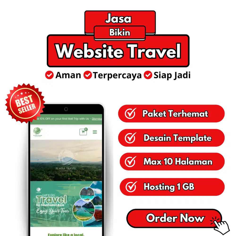 Jasa Bikin Website Travel Profesional & Siap Booking