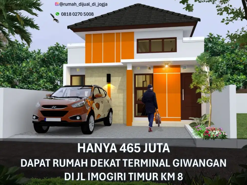 Rumah dekat Terminal Giwangan di Jl Imogiri Timur KM 8 Wonokromo Proses Bangun