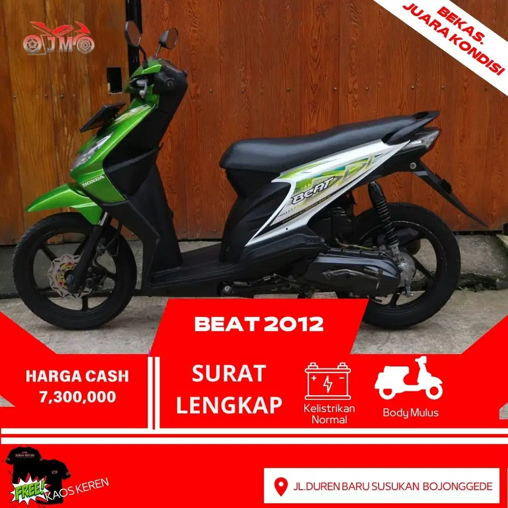 BEAT 2012 SURAT LENGKAP MESIN HALUS TERMURAH