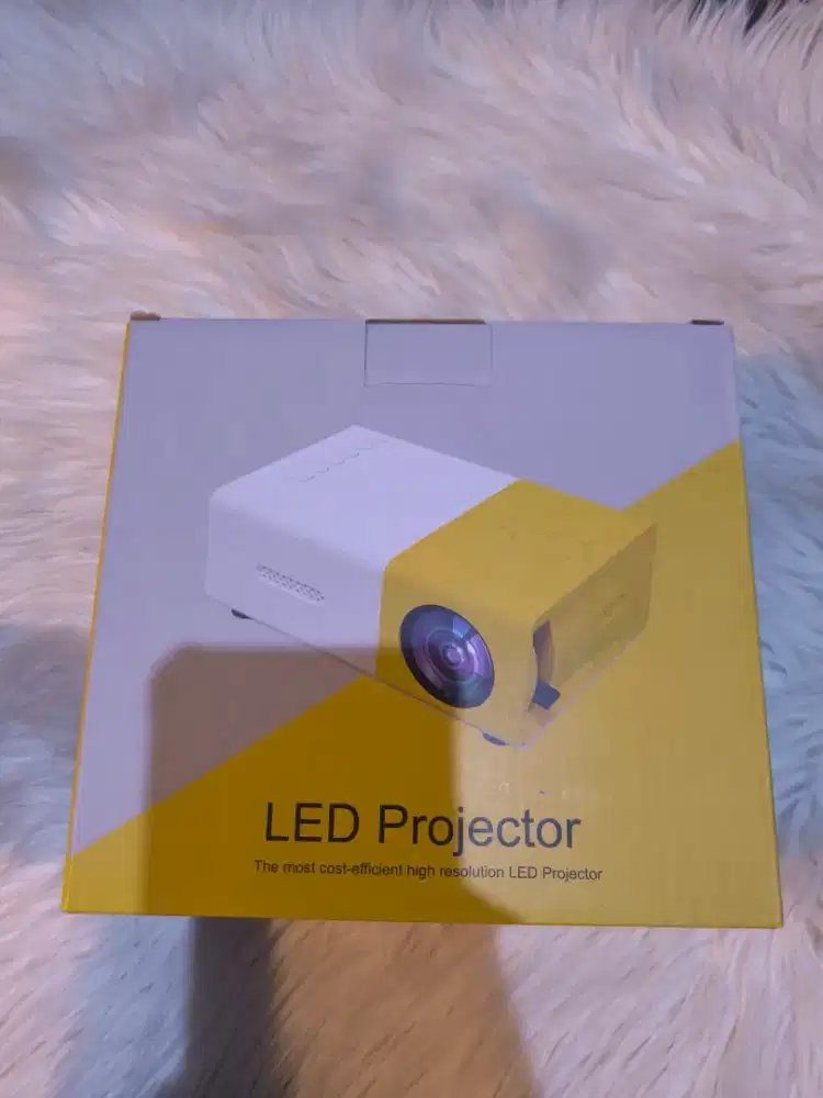 Proyektor Mini YG300 4K HD Smart 1080 HD Pesta Film Hiburan