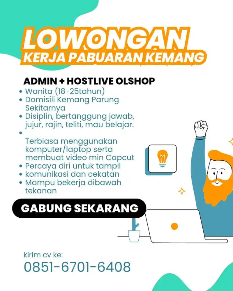 Admin+Livehost Olshop