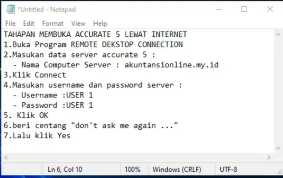 Accurate online 5 Murah