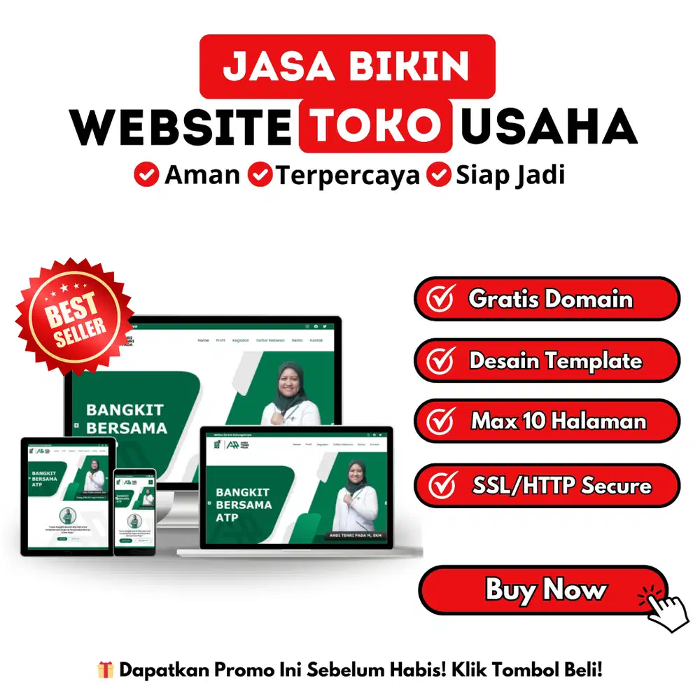 Jasa Bikin Website Toko Usaha Profesional & Siap Pakai