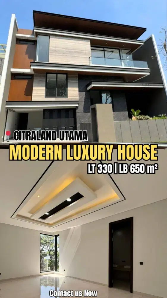 DIJUAL RUMAH LUXURY MODERN MINIMALIS DI CITRALAND CLUSTER ELITE