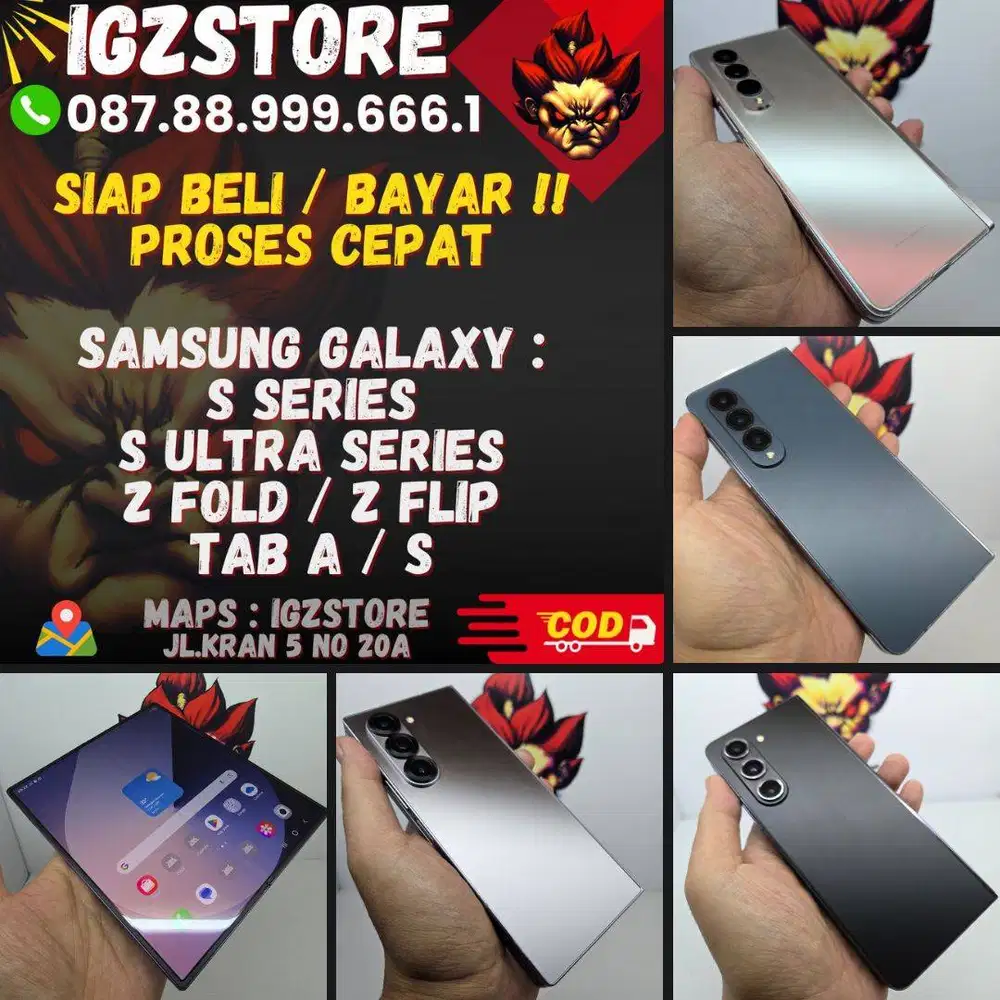DICARI / DITAMPUNG / DIBELI Samsung Z Fold 3 4 5 6 7 Proses Cepat Baya