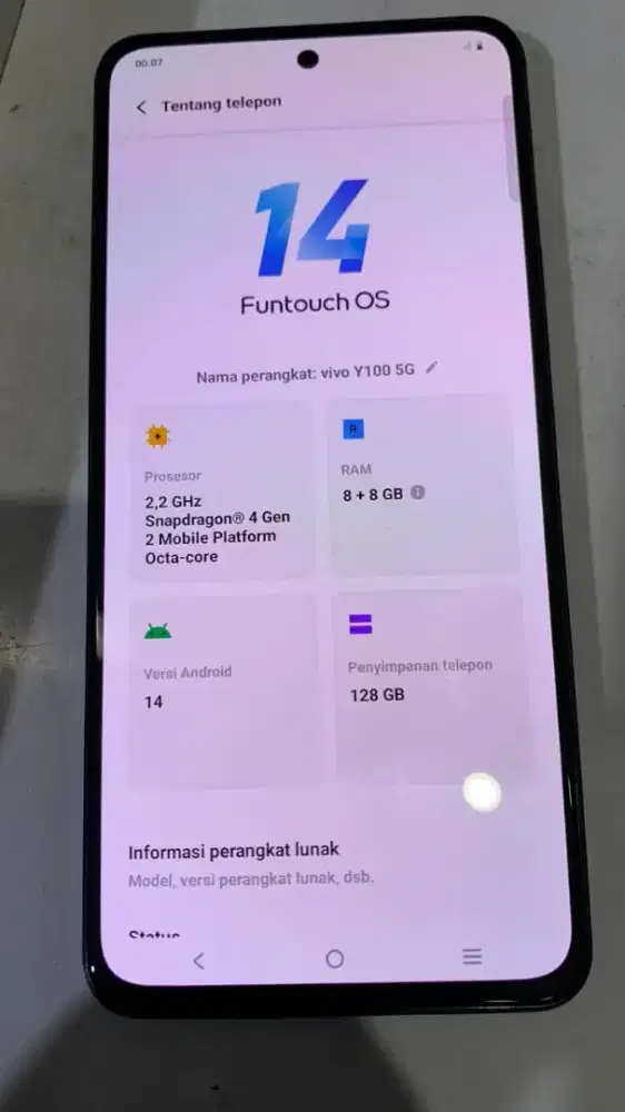 Vivo Y100 fullsed