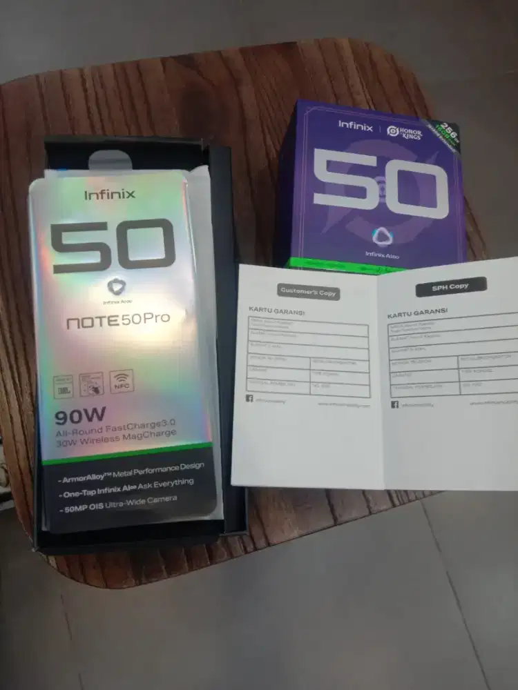 READY INFINIX NOTE 50 PRO 8/256GB CASH/KREDIT DP 0%