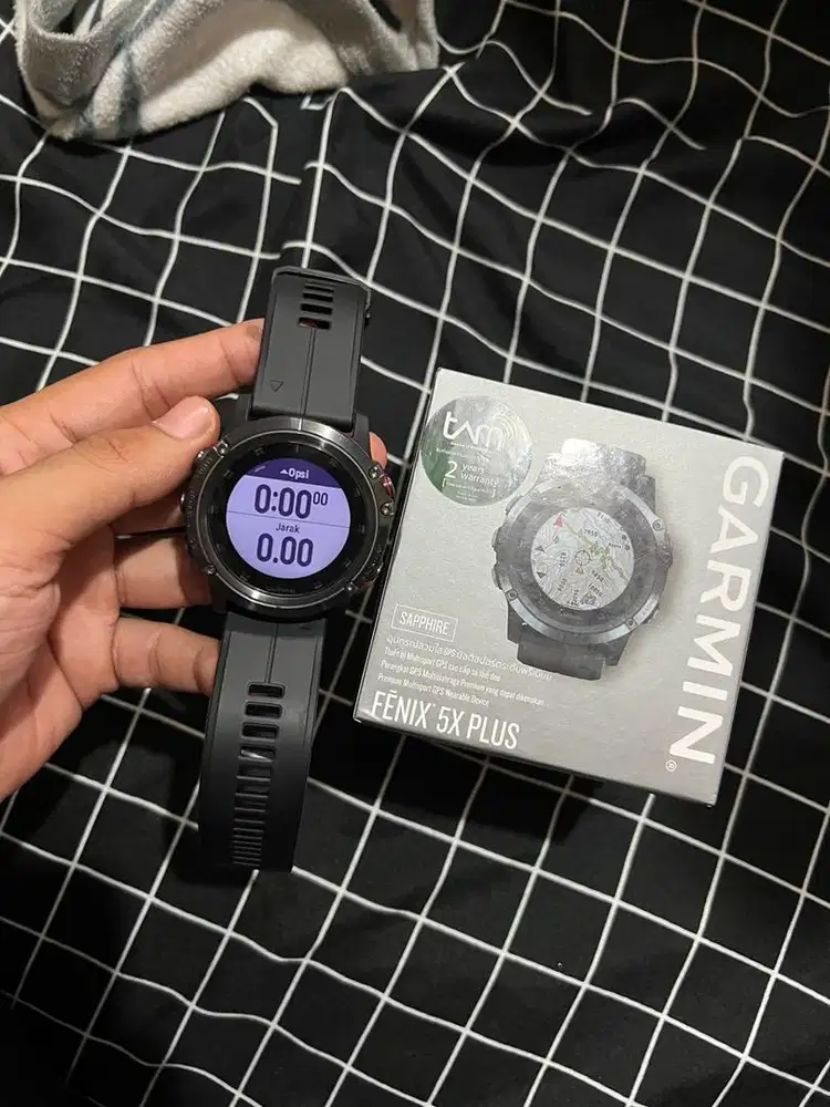 Jam tangan garmin fenix 5x plus