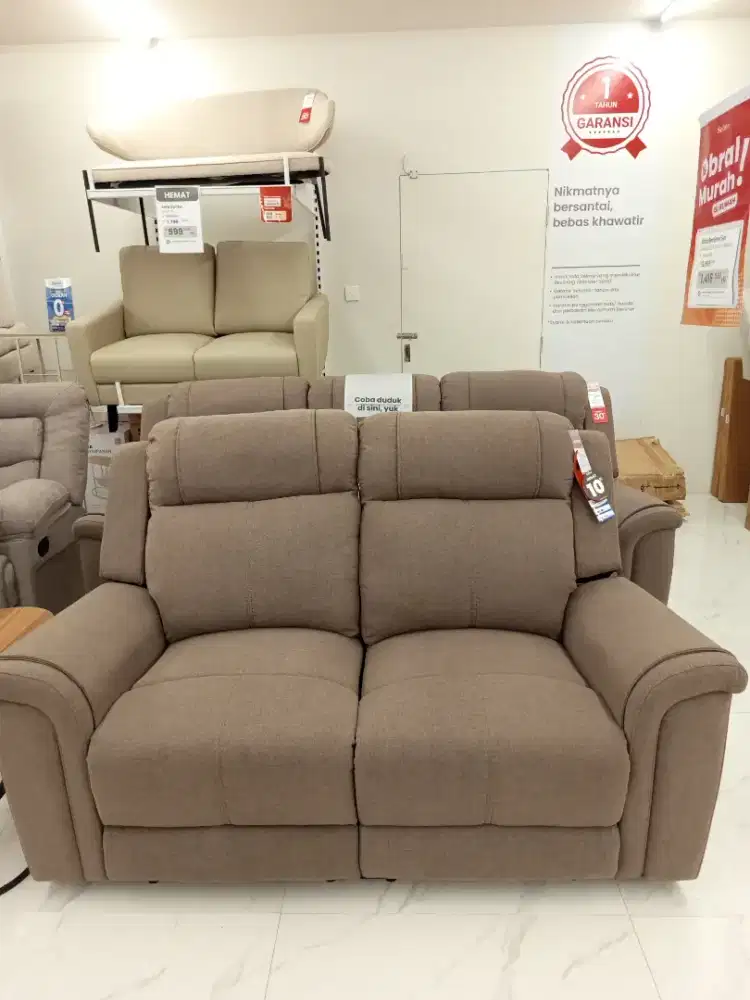 PROMO SOFA SET LORIAN RECLINER