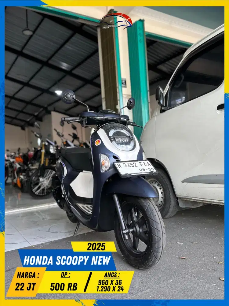 HONDA SCOOPY NEW 2025 MURAH BERKUALITAS HIKMAH MOTOR KEPUH MALANG