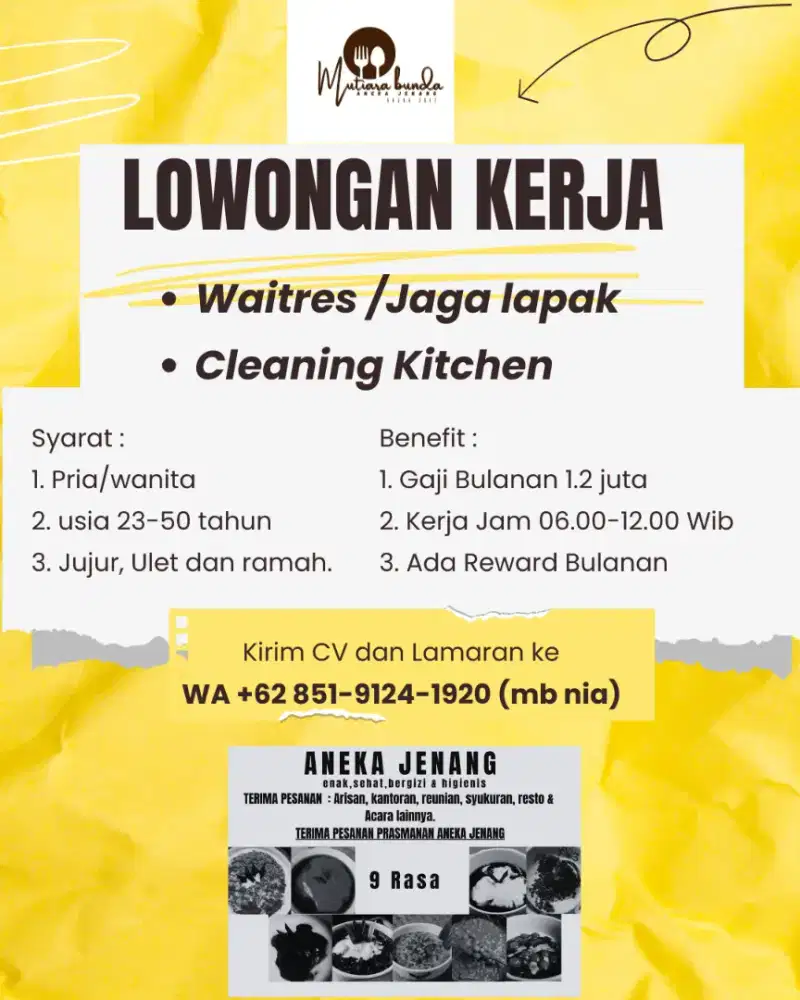 LOKER JAGA LAPAK