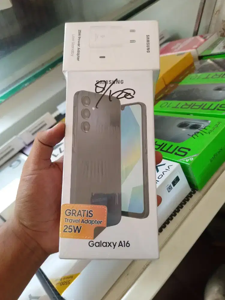 New Samsung galaxy A16 ram8/128 garansi resmi 1 tahun