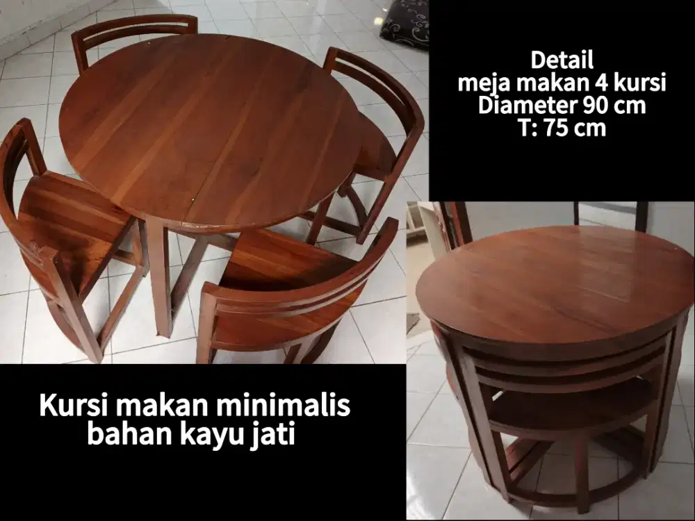 meja makan minimalis