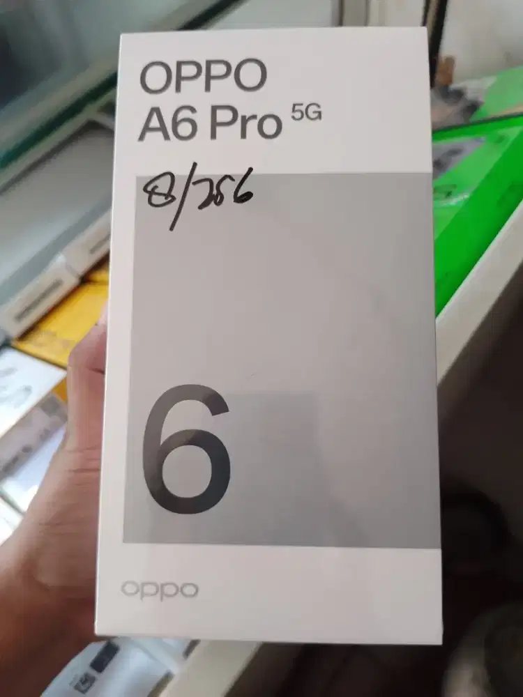 New Oppo A6 Pro 5G ram8/256 garansi resmi 1 tahun